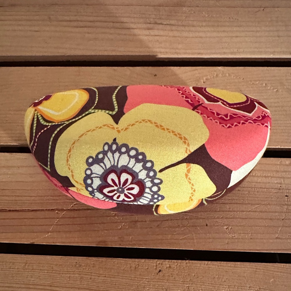 Vera Bradley sunglasses case hard exterior